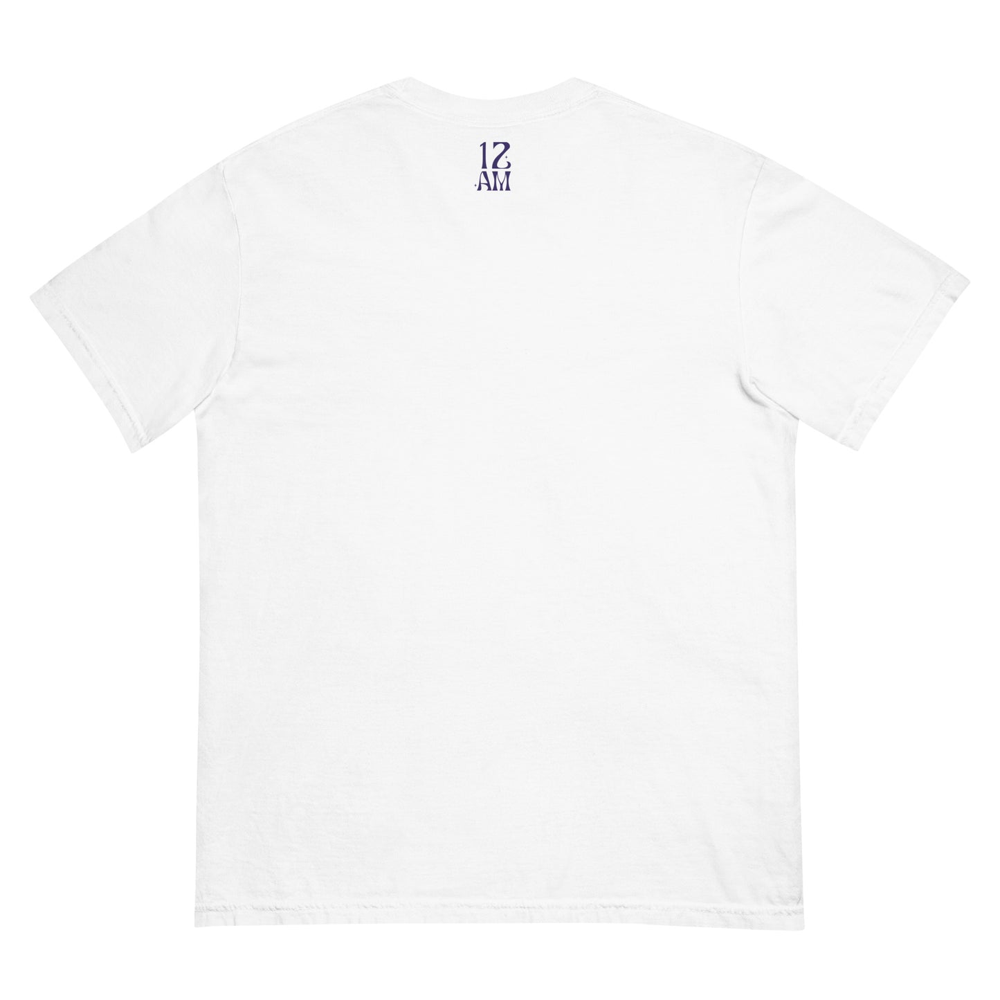 White t-shirt with the phrase ‘365 Queer Supporter’ in bold green lettering. Features a black illustration of a strong bodybuilder. Promotes year-round support for LGBTQ+ athletes and the belief that we should all be strong—together and as individuals. Designed by a queer-owned business. Back view.