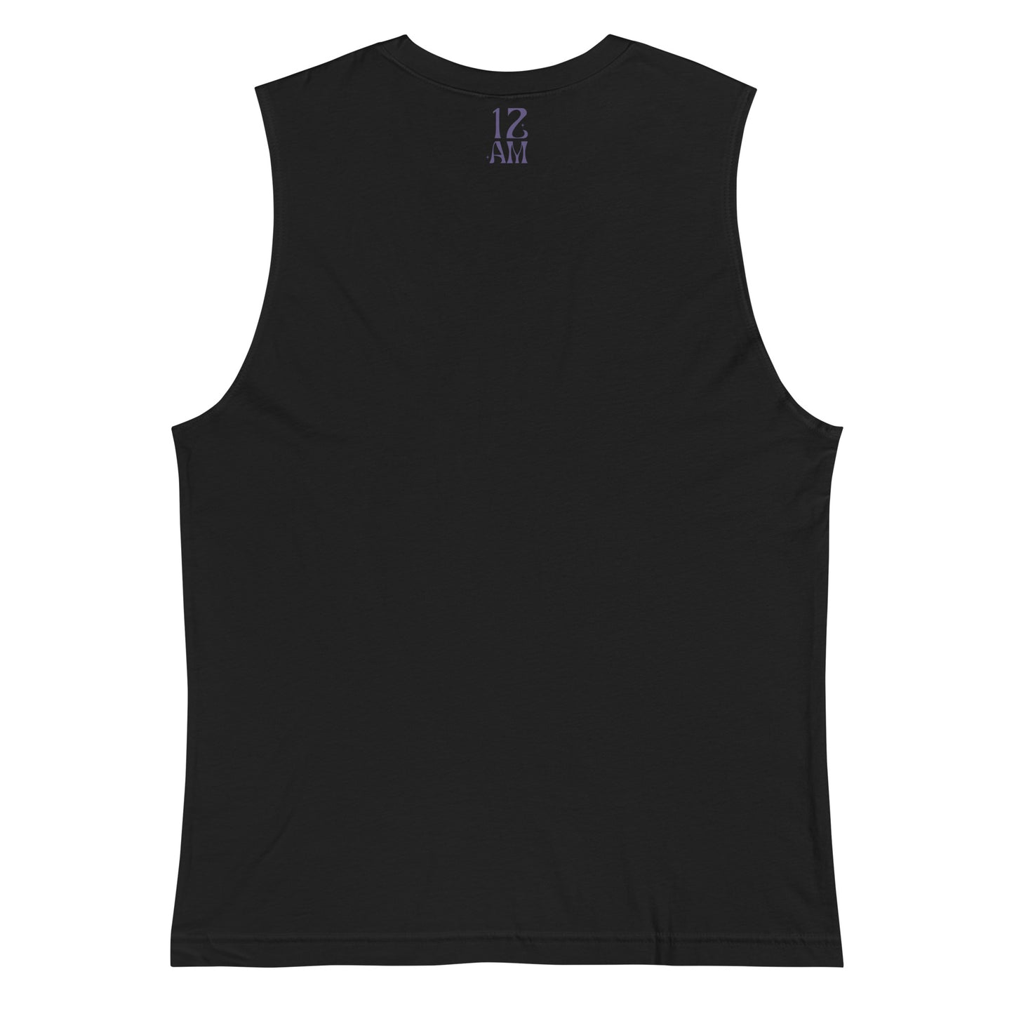 Image of the back of a tank top. Image has a small logo. Gender Freedom’ tank top with American flag — a proud tribute to First Amendment rights, celebrating freedom of expression and the American right to live openly and authentically.