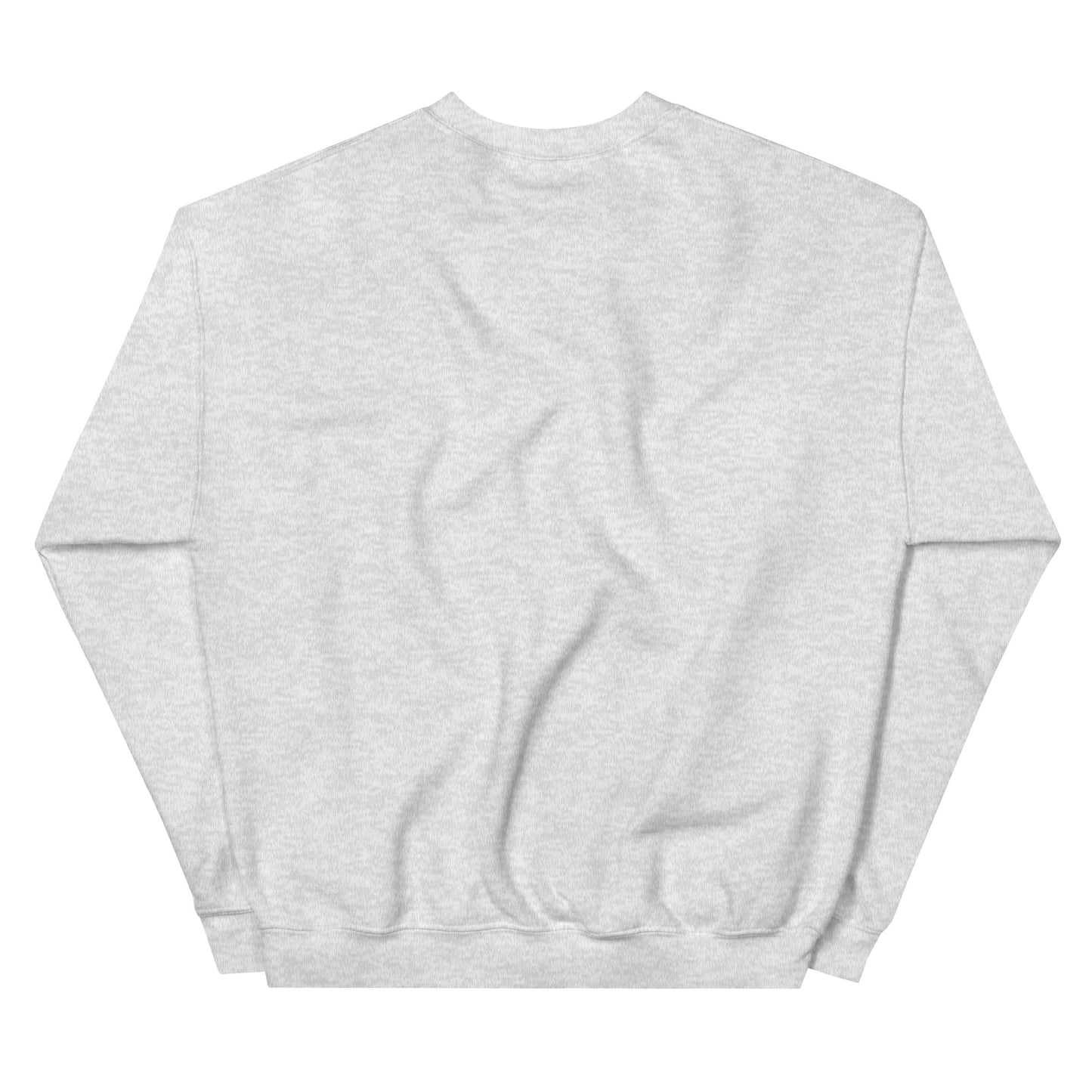 Ash grey sweatshirt with "FLAMER" in red blackletter, illustrated script, the M styled as a devil's pitchfork — a 12:AM Intuition reclamation of a slur, designed to go all out. Back of sweatshirt.