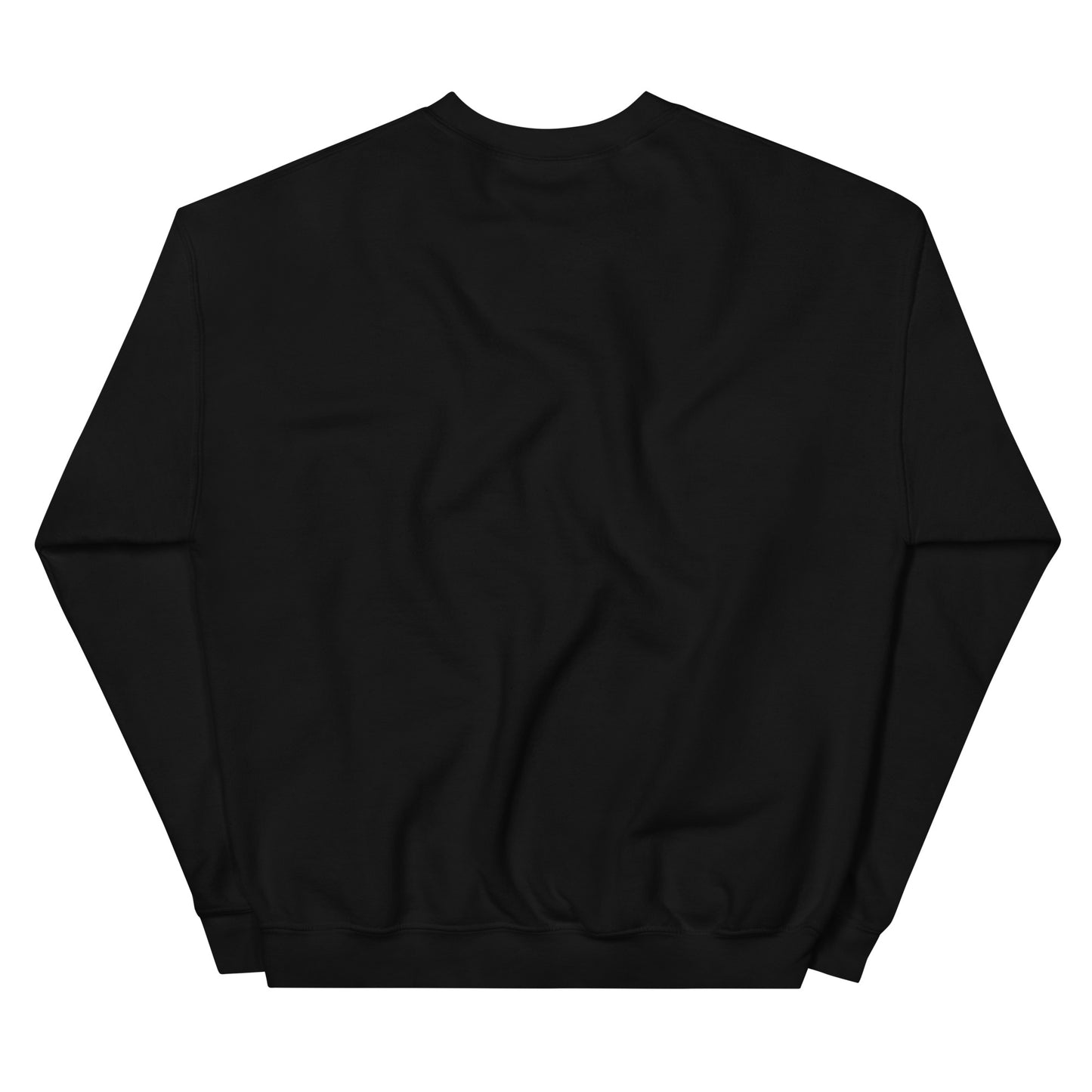 Black sweatshirt with "FLAMER" in red blackletter, illustrated script, the M styled as a devil's pitchfork — a 12:AM Intuition reclamation of a slur, designed to go all out. Back of sweatshirt.